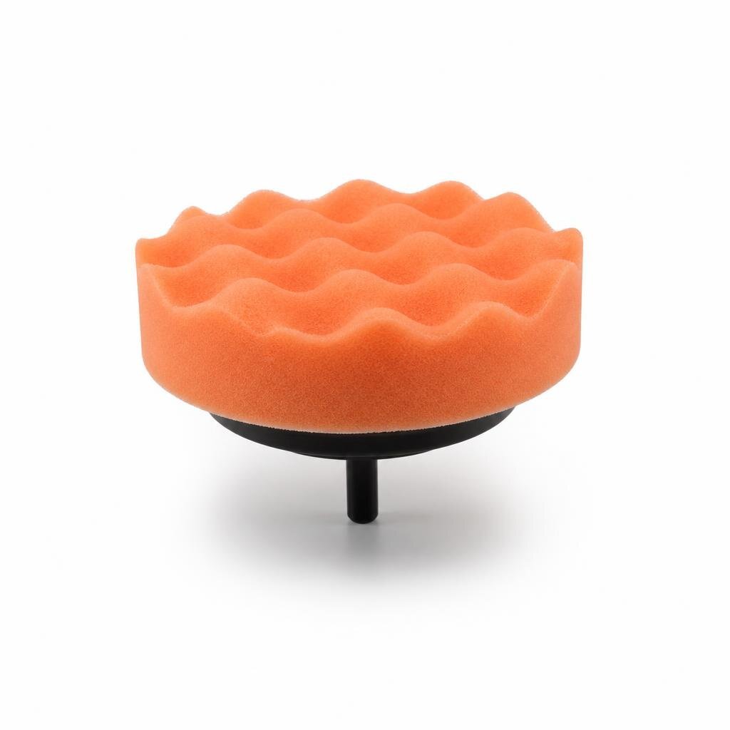 180MM POLISHING SPONG WITH STICK - WAVE TYPE