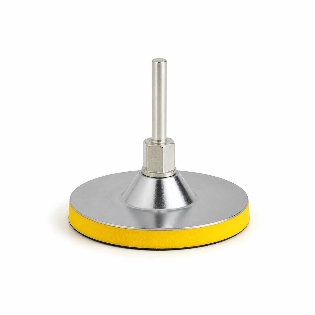 E-MAX M14 X 125MM POLISH PLATE WITH STICK