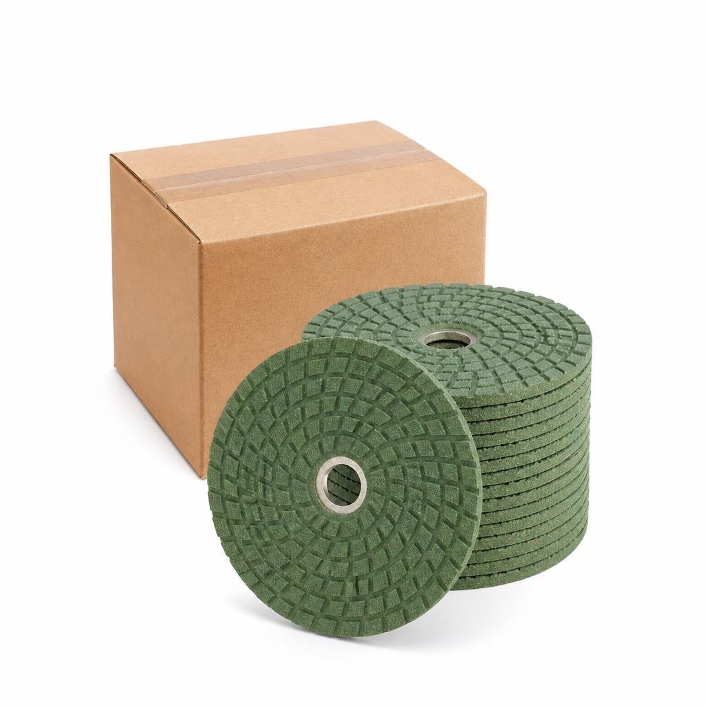 ARACUT 4" X 100# GREEN TILE GRINDING DISC (10PCS/PKT)