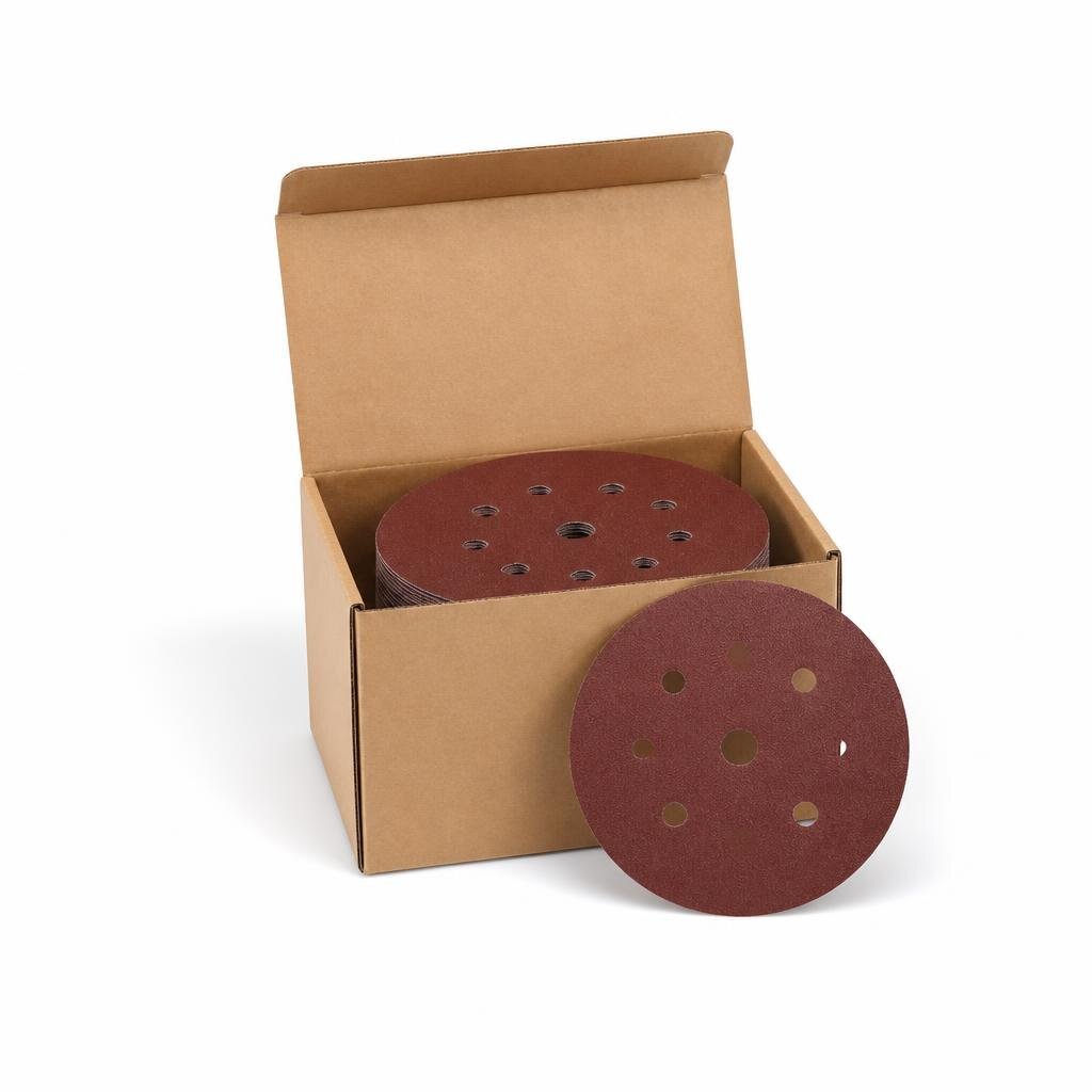 E-MAX KATANA 5" X P60 VELVRO SANDING DISC PAPER (100PCS/BOX)