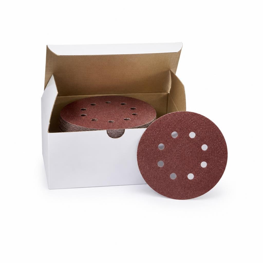 E-MAX KATANA 5" X P80 VELVRO SANDING DISC PAPER (100PCS/BOX)