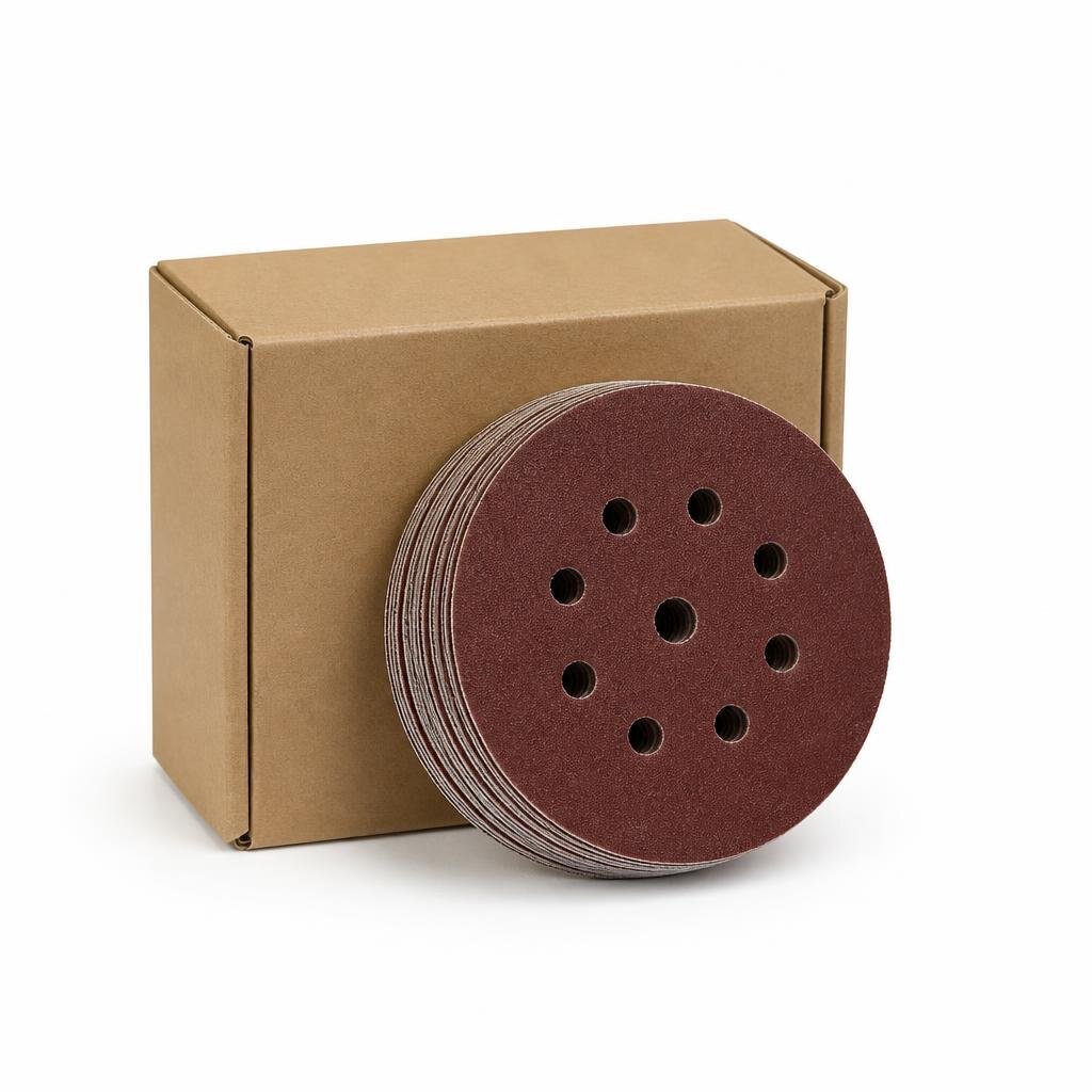 E-MAX KATANA 5" X P120 VELVRO SANDING DISC PAPER (100PCS/BOX)