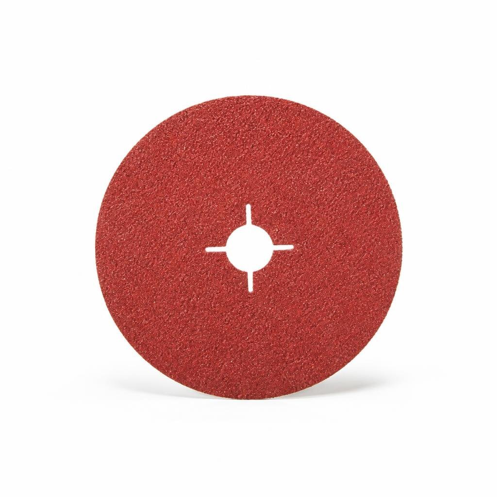 E-MAX 4" X #120 FIBER DISC - RED