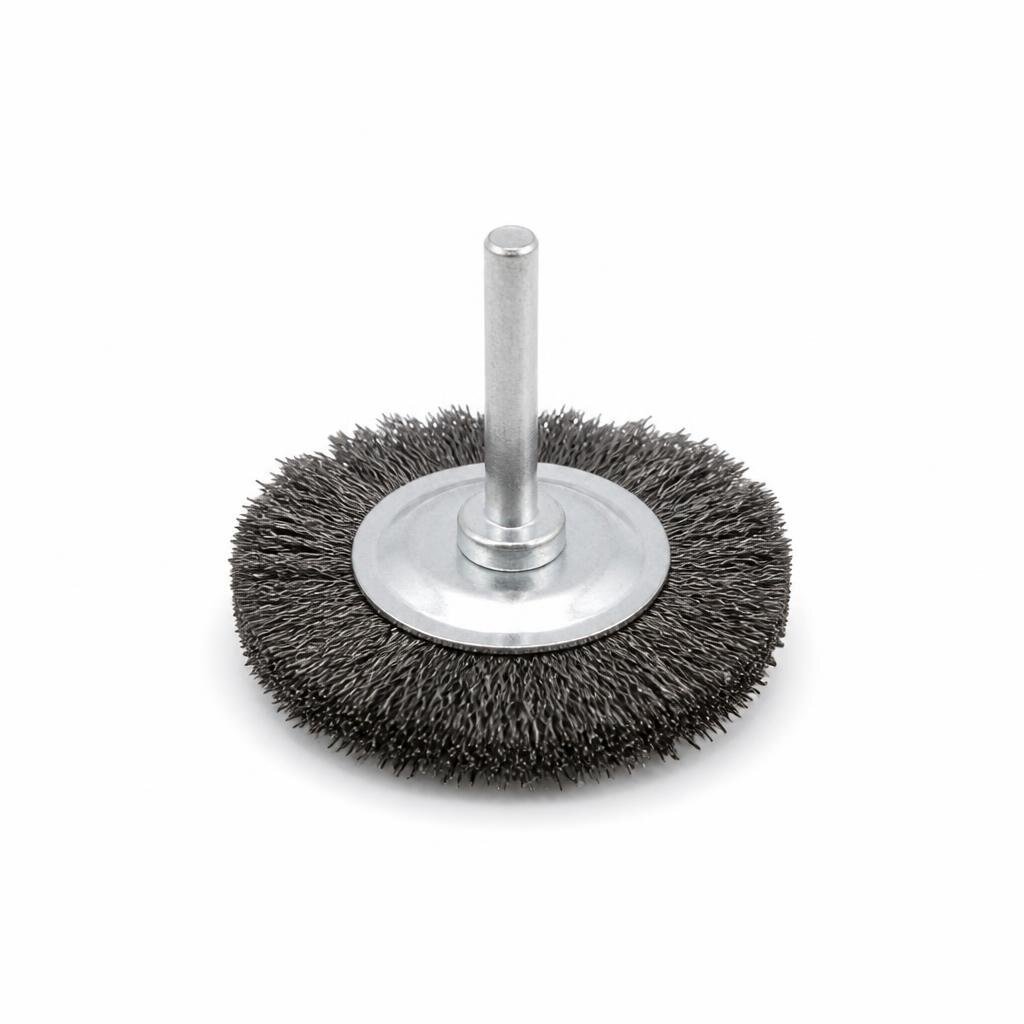 SOBAR 6" X 25MM CARBON STEEL WHEEL BRUSH