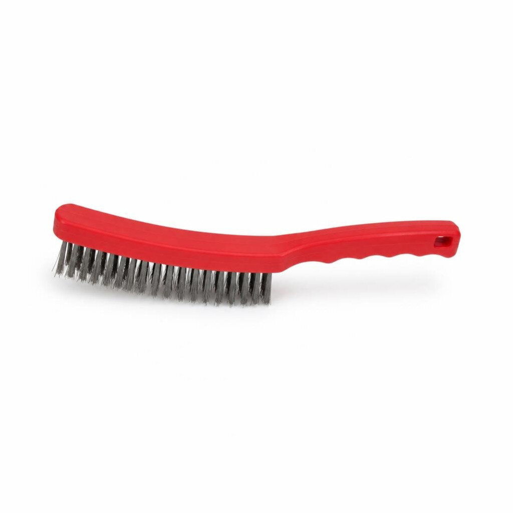 SNELL 10" RED HANDLE WIRE BRUSH