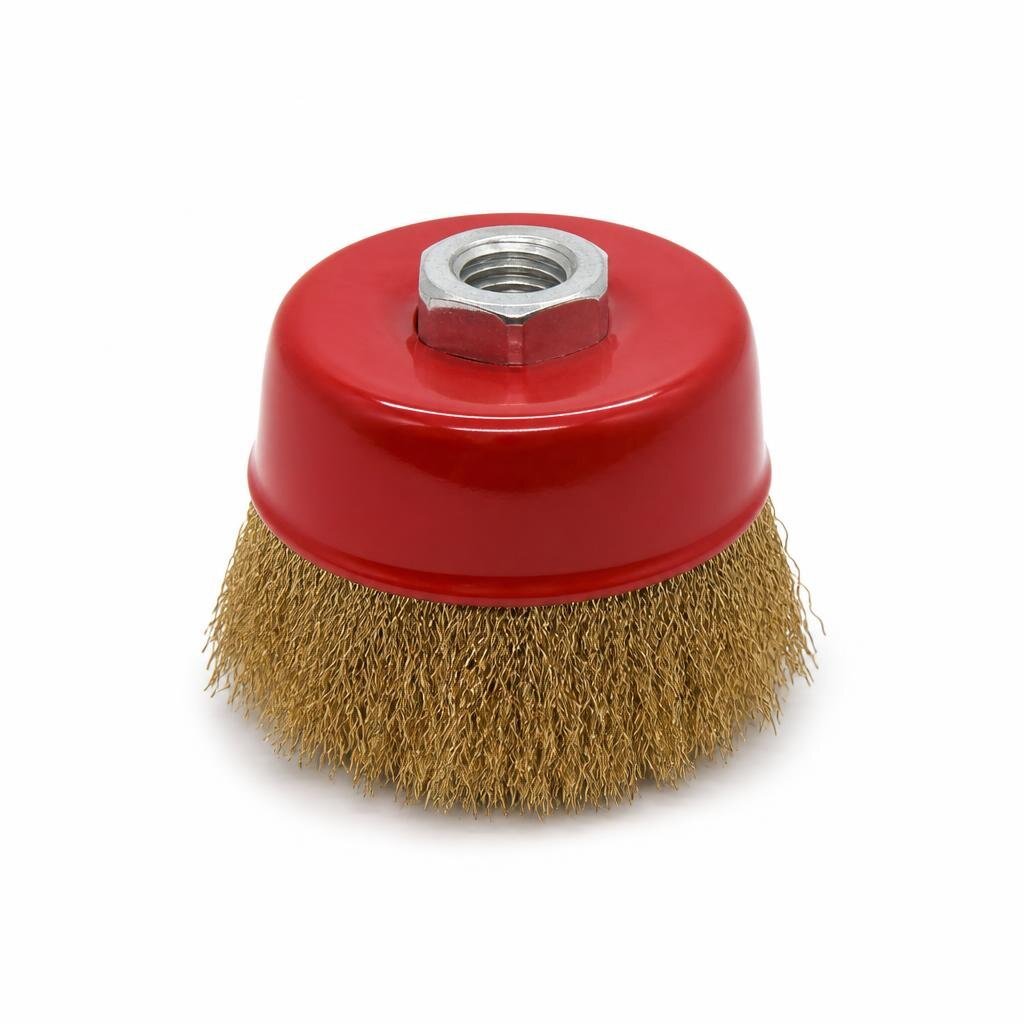 EXTREMS 3" M10 X 1.5MM CUP BRUSH - BRASS