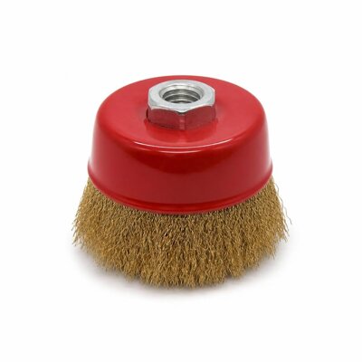 EXTREMS 3" M10 X 1.5MM CUP BRUSH - BRASS