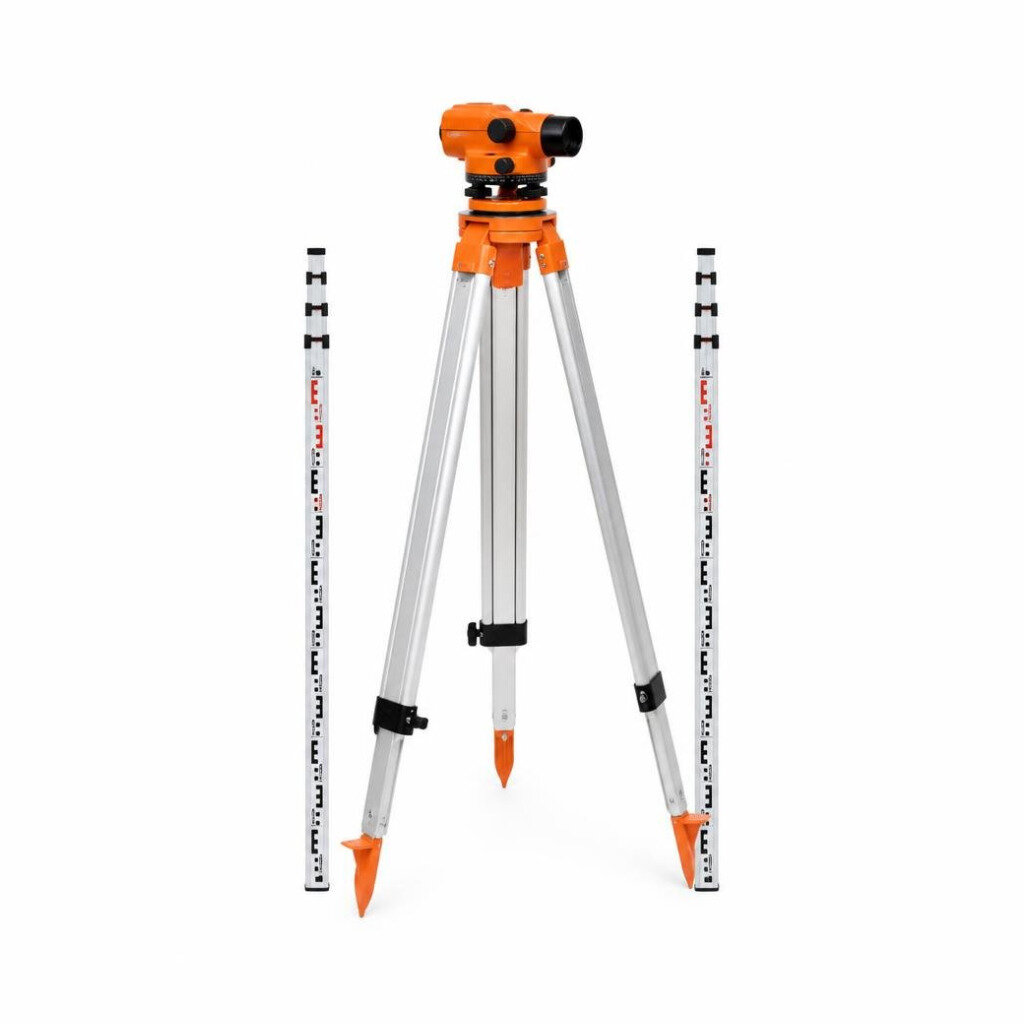LAISAI LS4432 OPTICAL LEVEL COMPLETE STAVES&TRIPOD
