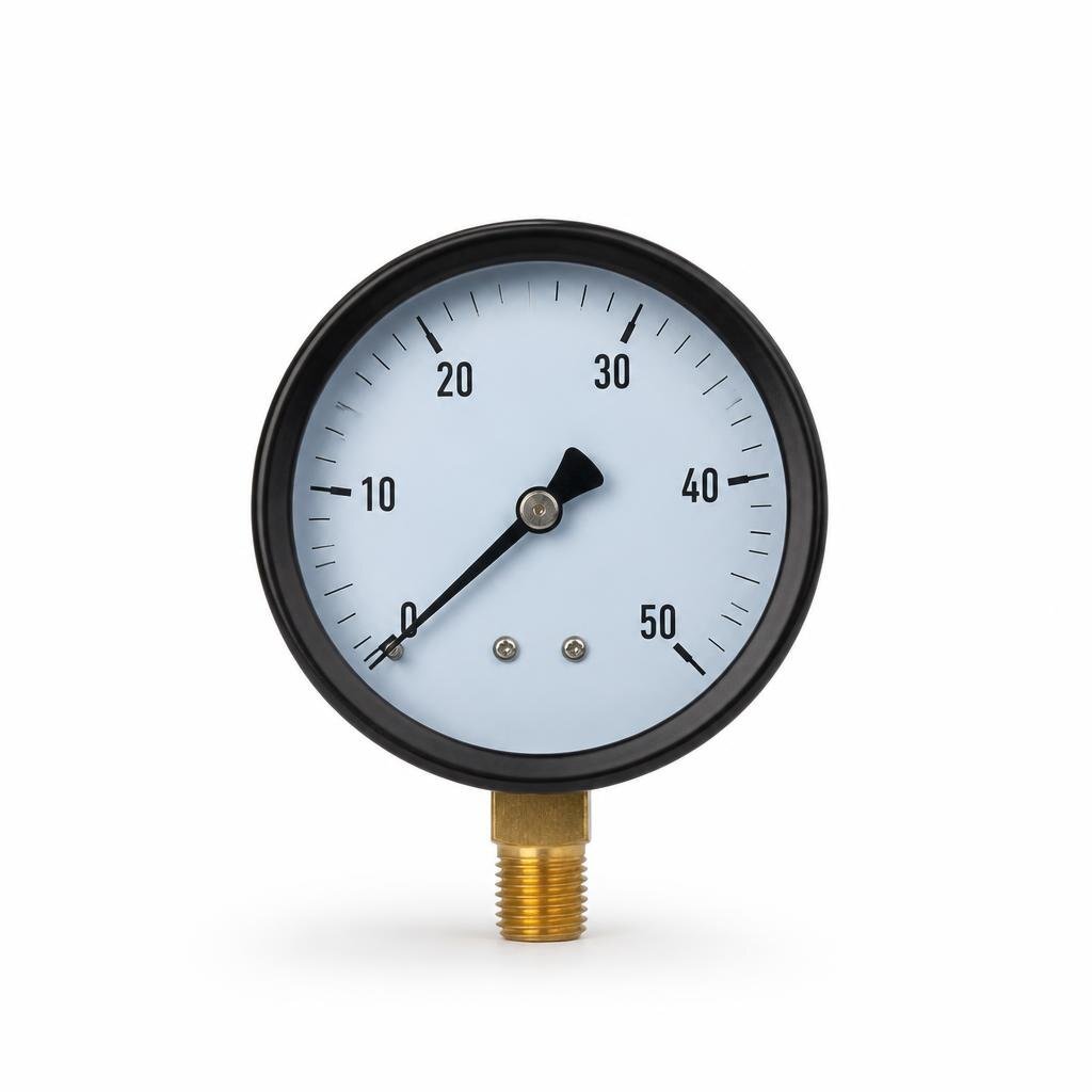 24L/50L 1/4" X 50MM PRESSURE GAUGE - AIR COMPRESSO
