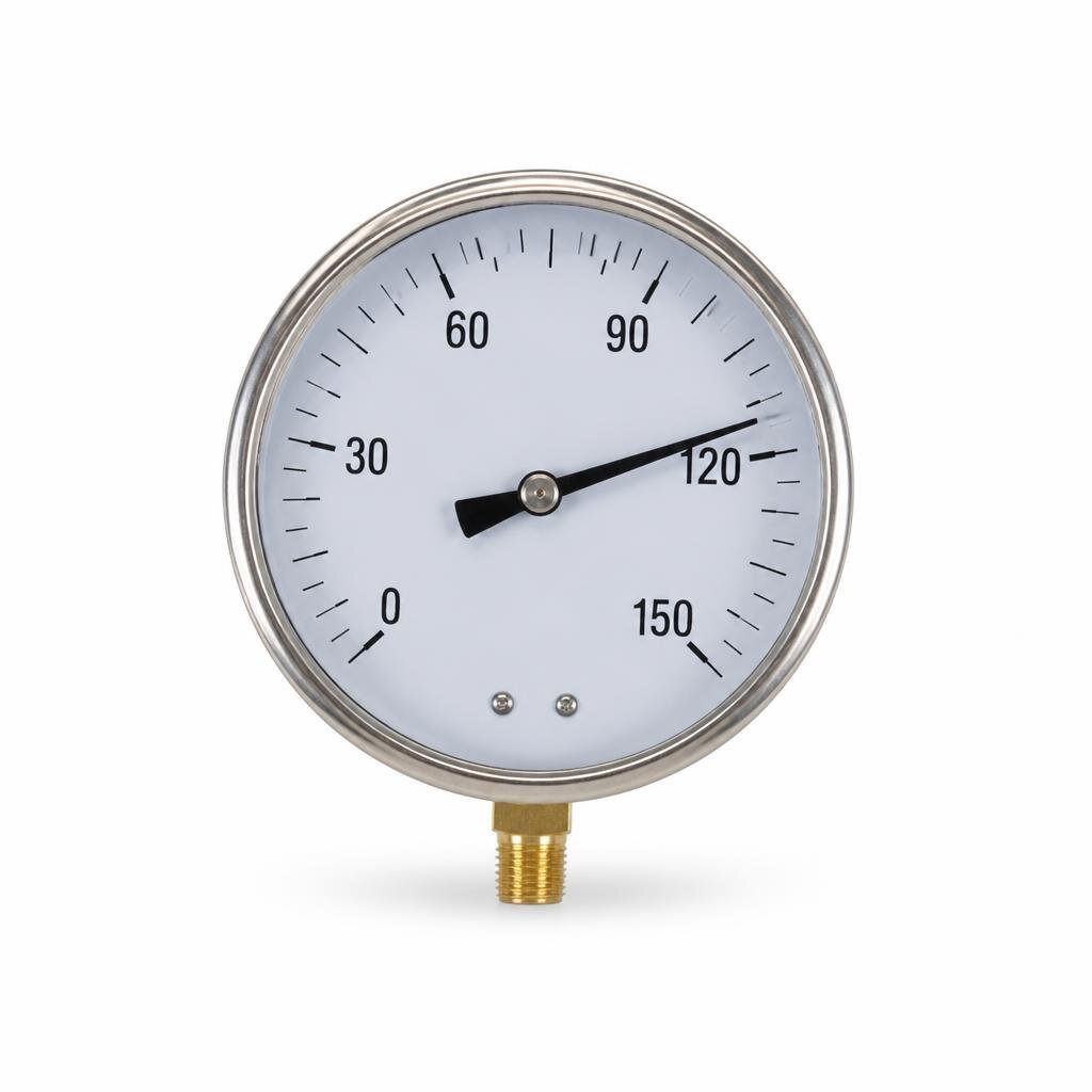 4" X 3/8" 150PSI PRESSURE GAUGE