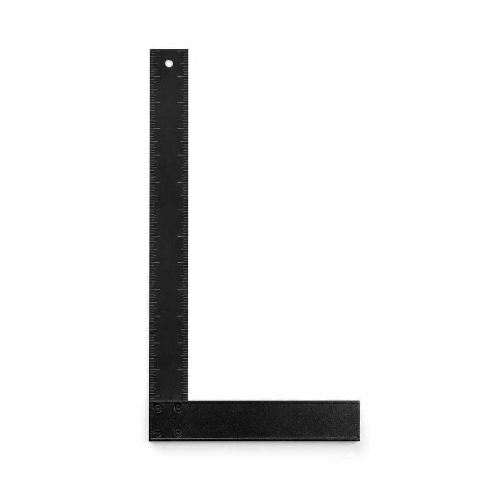 16" X 24" BLACK TRY SQUARE RULER
