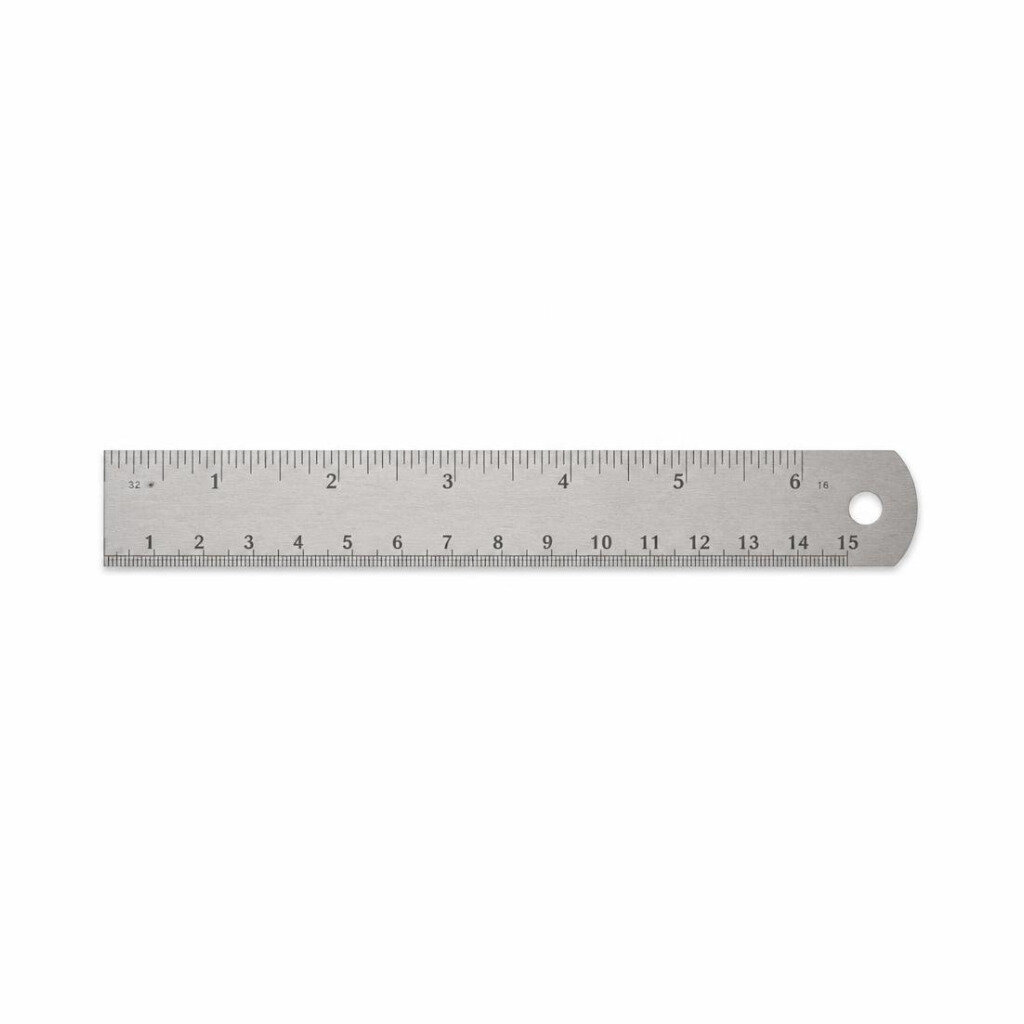 NIETZ 6" ENGINEERS STEEL RULER - 548-15-006