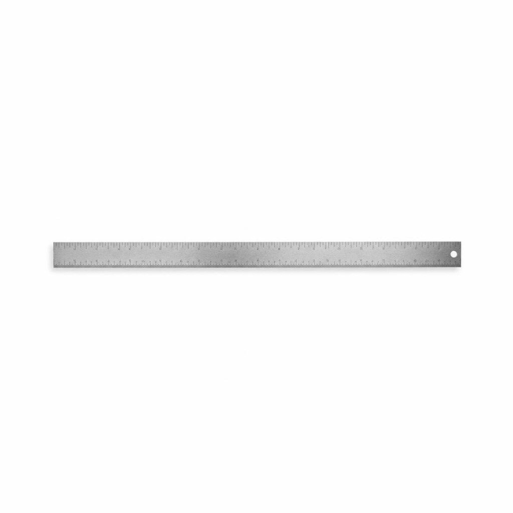 NIETZ 48" ENGINEERS STEEL RULER - 548-15-048