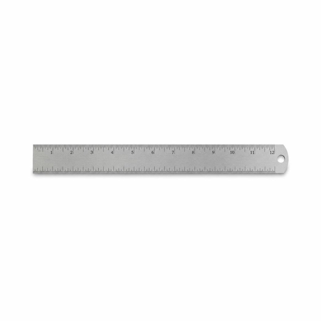 6289 -M 12" STEEL RULER