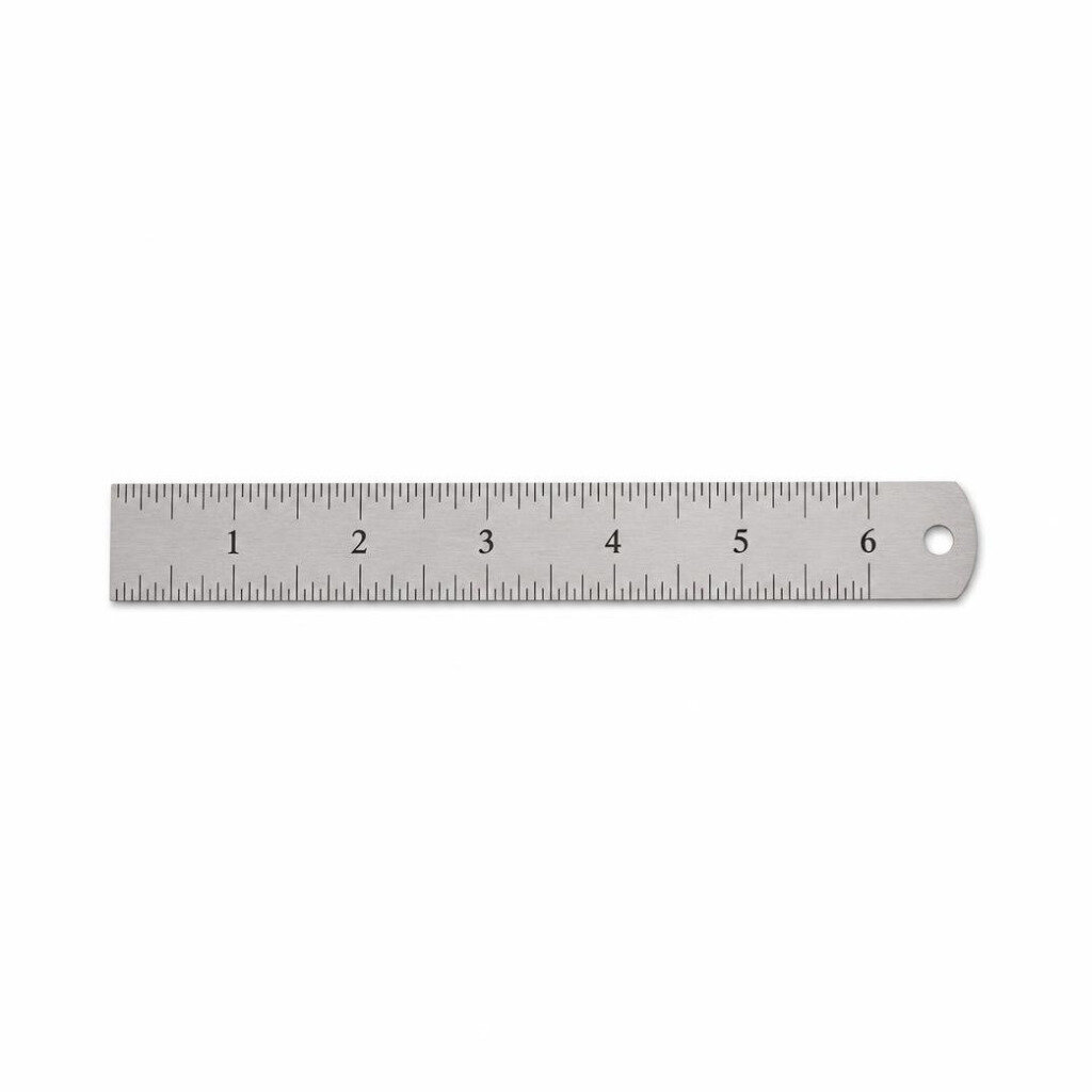 6289 -M 6" STEEL RULER