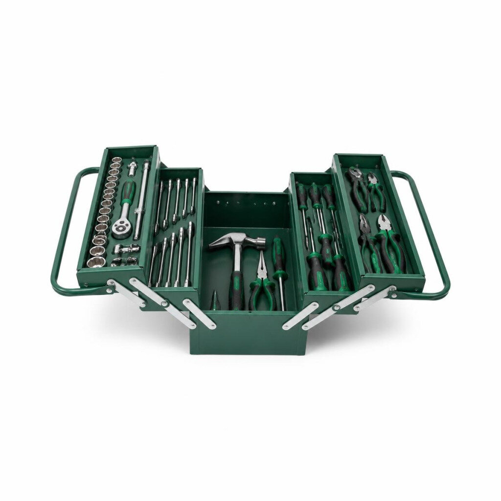 SATA 95104A-70 70PCS CANTILEVER MECHANIC TOOL CHEST & TRAY SET