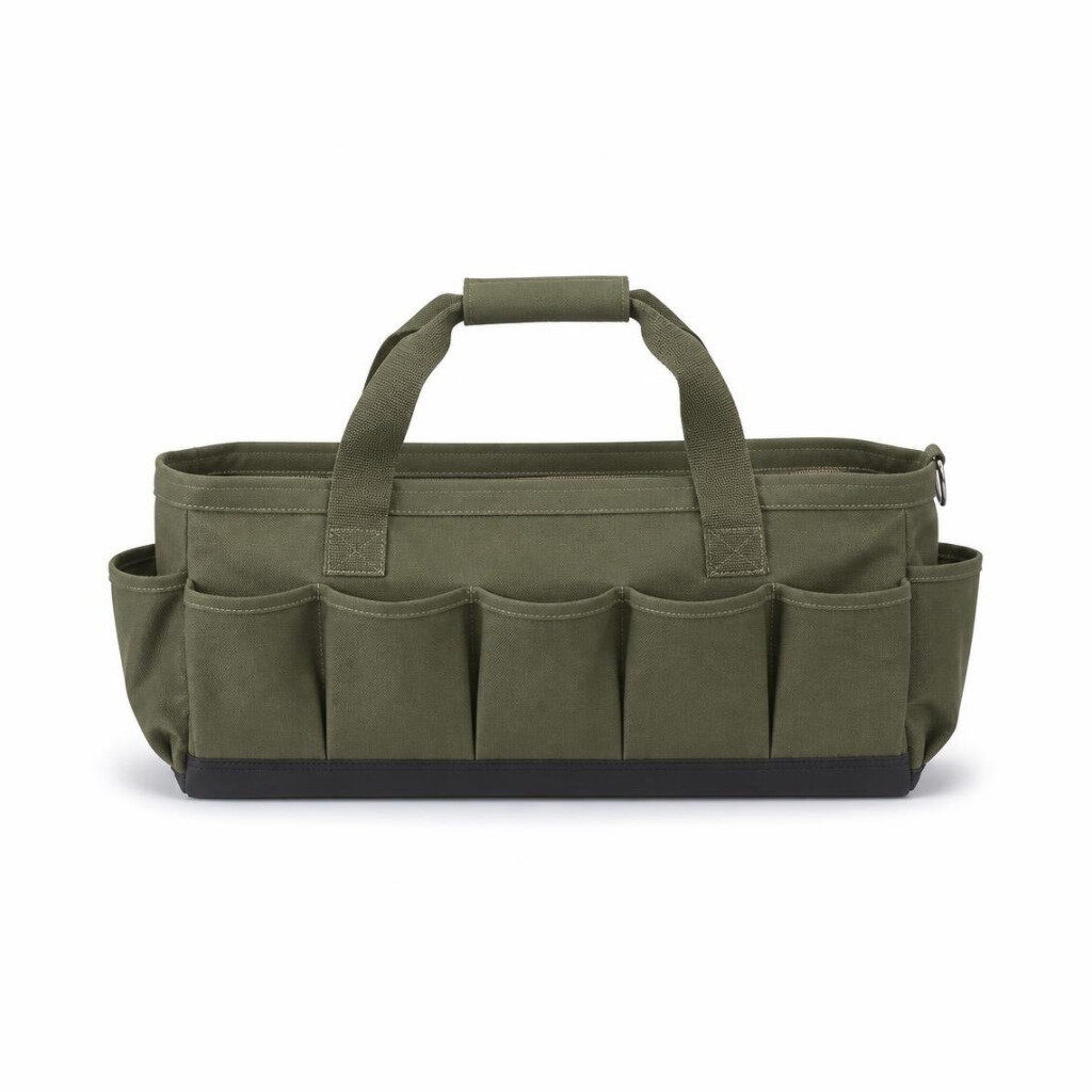 SHARK PREMIUM GREEN CANVAS TOOL BAG