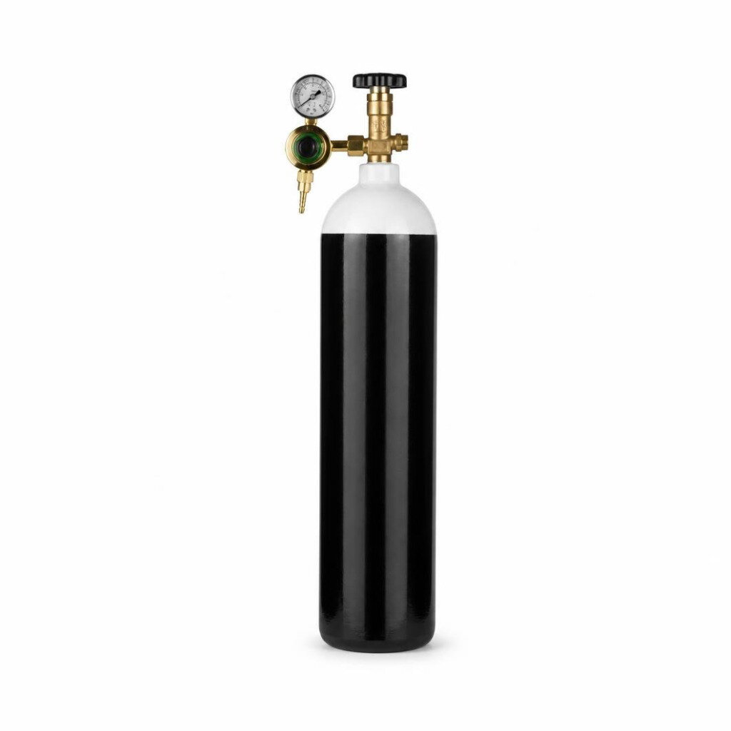 1.4m3 MINI COMPRESSED OXYGEN.O2 C/W GAS