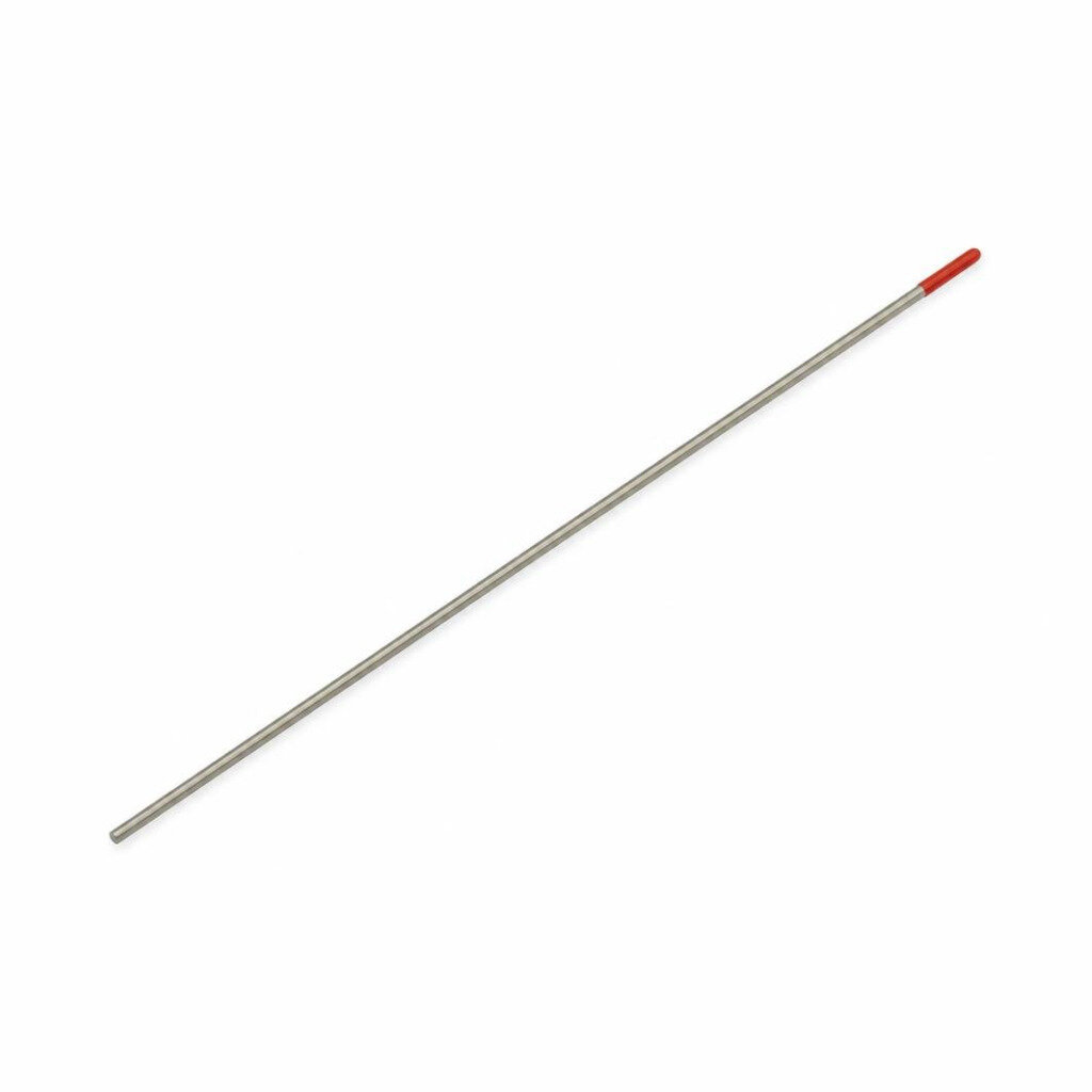 1.6MM X 6" X 2% RED HEAD TUNGSTEN ROD