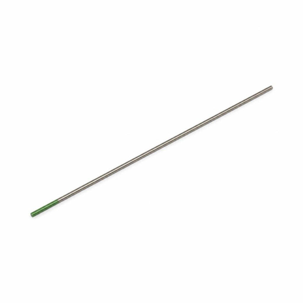 2.4MM X 6" X 2% GREEN HEAD TUNGSTEN ROD