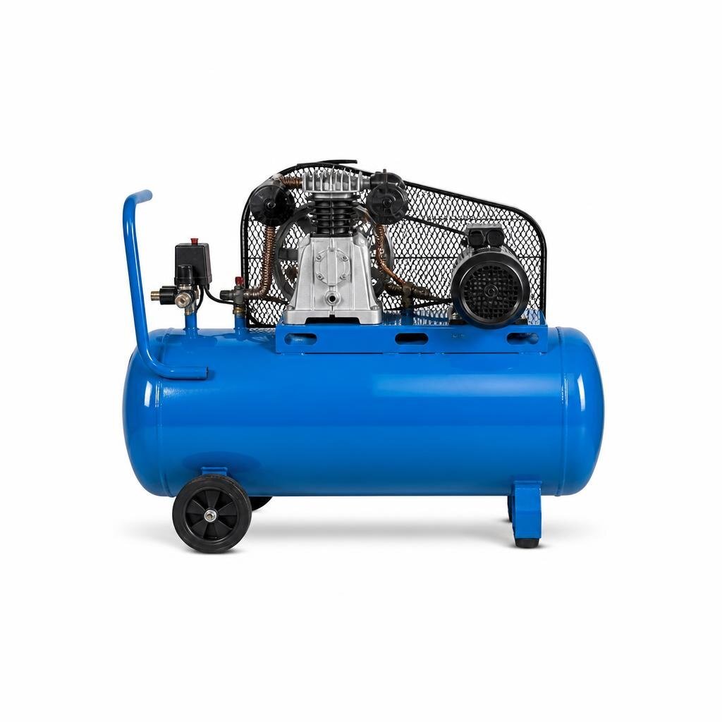 LUOWEI V-0.25 2.5HP 90L BELT PISTON COMPRESSOR