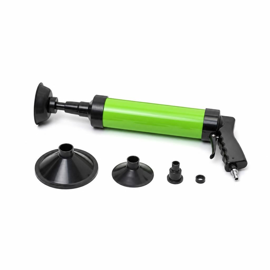 HIGH PRESSURE PNEUMATIC PLUNGER BLASTER KIT - GREEN