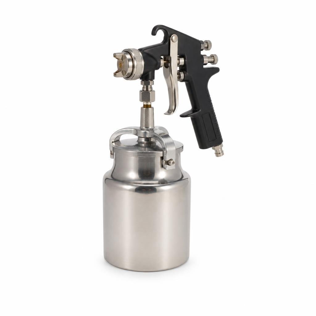 E-MAX THREEMAN F75S SPRAY GUN BELOW POT