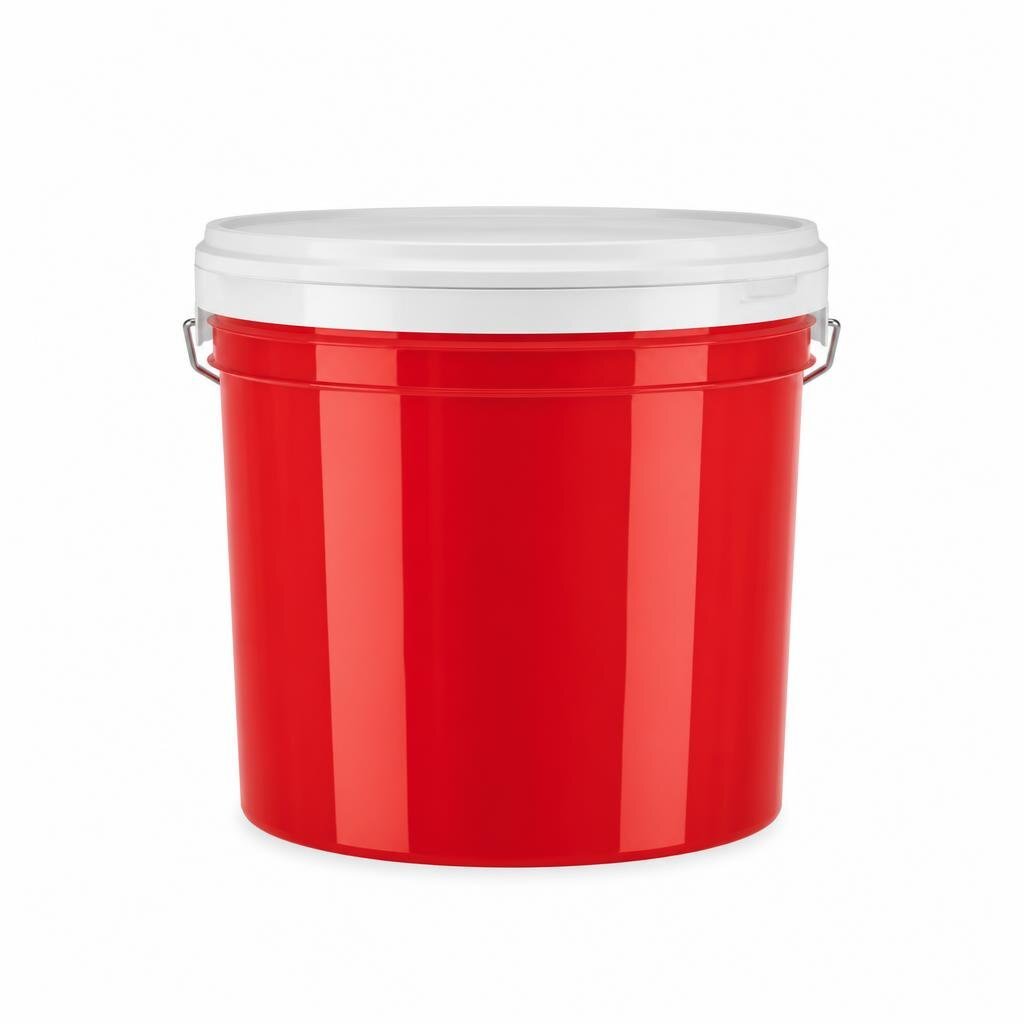 B.I. CARE 5L SUPER GLOSS PAINT - RAL 3000 FLAME RED
