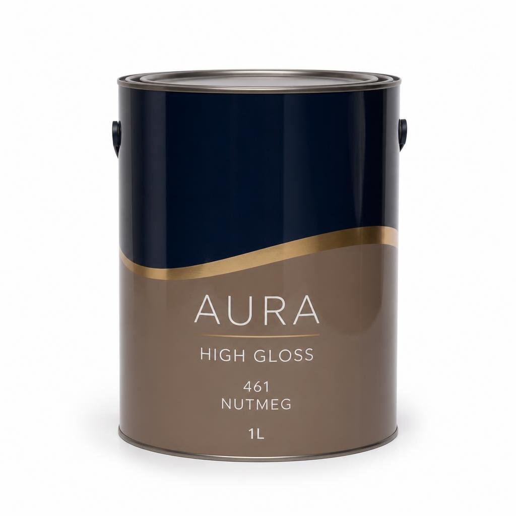 DULUX 1L AURA HIGH GLOSS - 461 NUTMEG