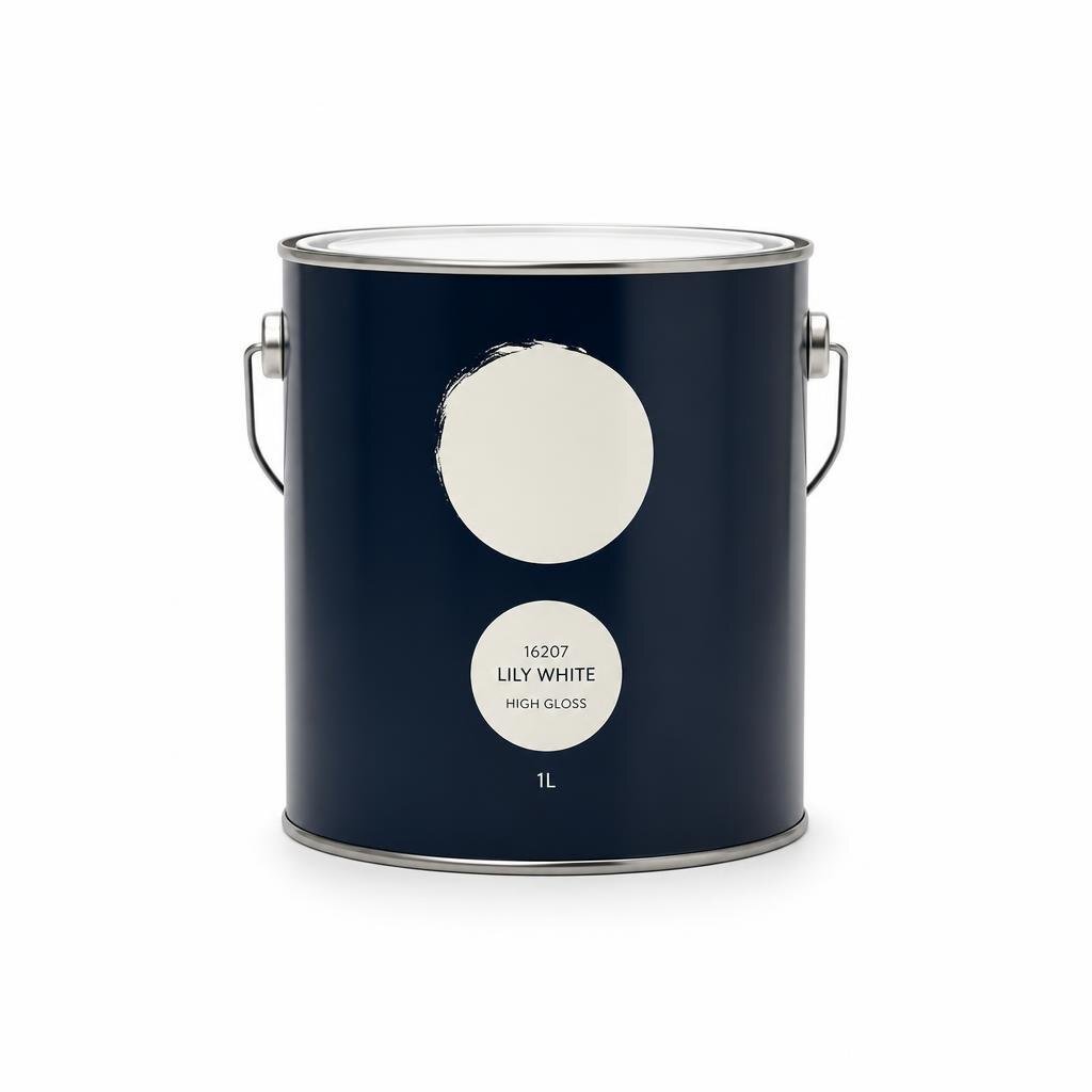 DULUX 1L AURA HIGH GLOSS - 16207 LILY WHITE