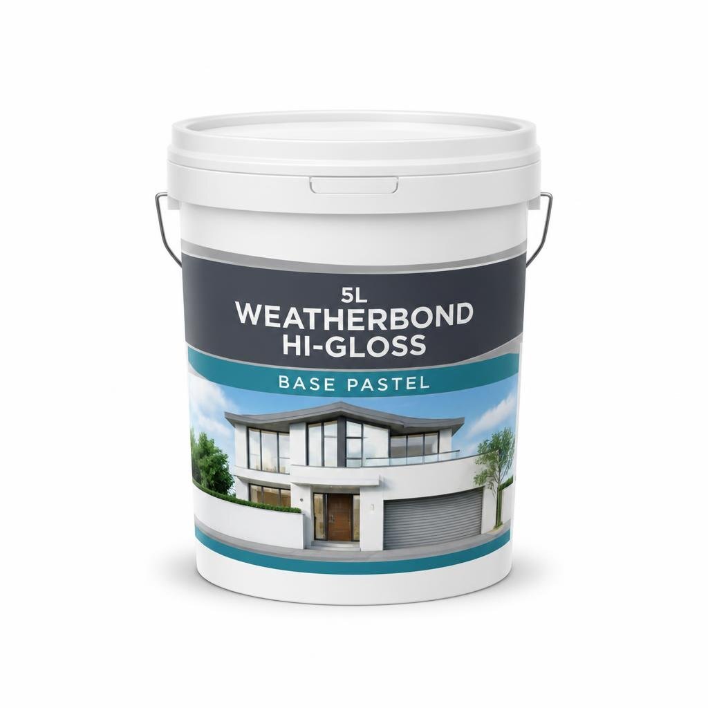 NIPPON 5L WEATHERBOND HI-GLOSS BASE PASTEL