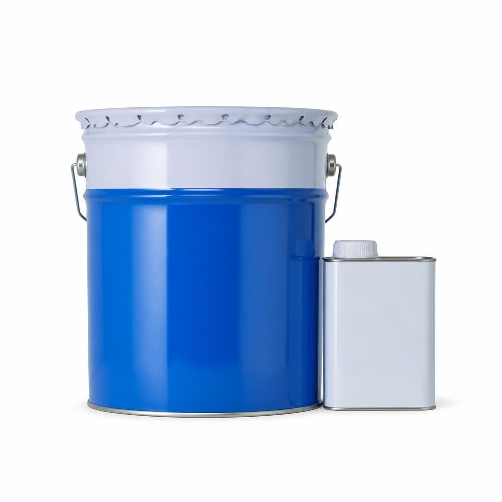 NIPPON 5L EA-4 FINISH 0632 BRIGHT BLUE WITH HARDERNER