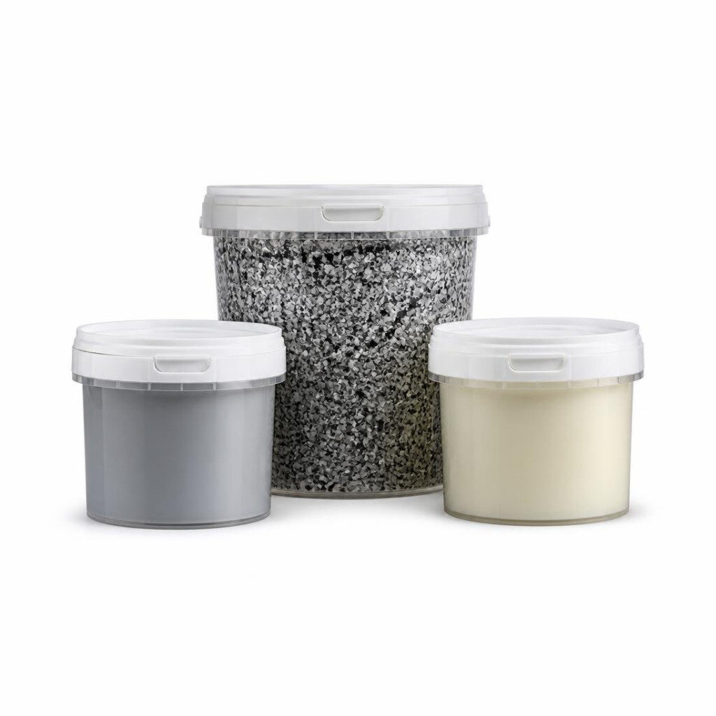 B.I. CARE RF0818 EPOXY COLOUR (FLAKE 1.5KG/PRIMER 1KG/POLYASPARTIC TOP 1KG) (INDOOR & OUTDOOR)