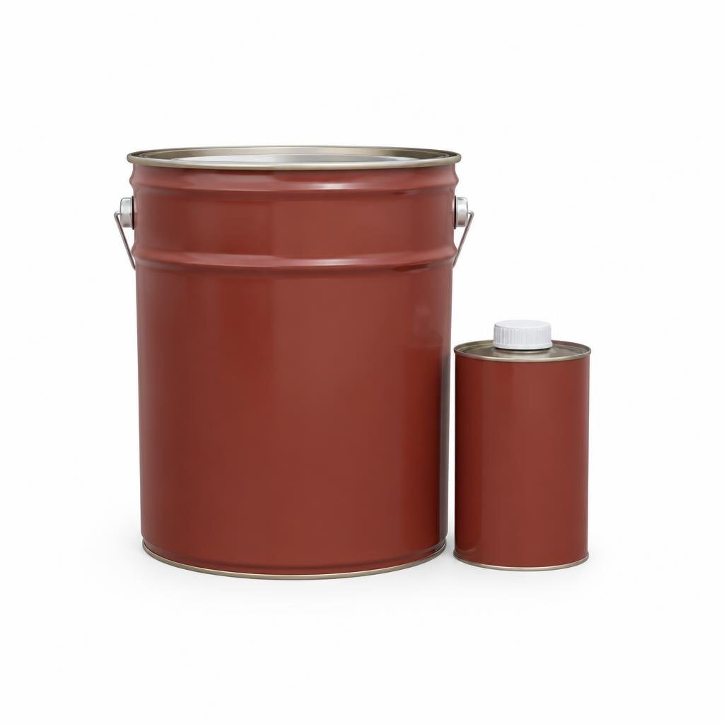 NIPPON 5L 8048 ZINC PHOSHATE PRIMER + HARDENER (1462 INDIAN RED)