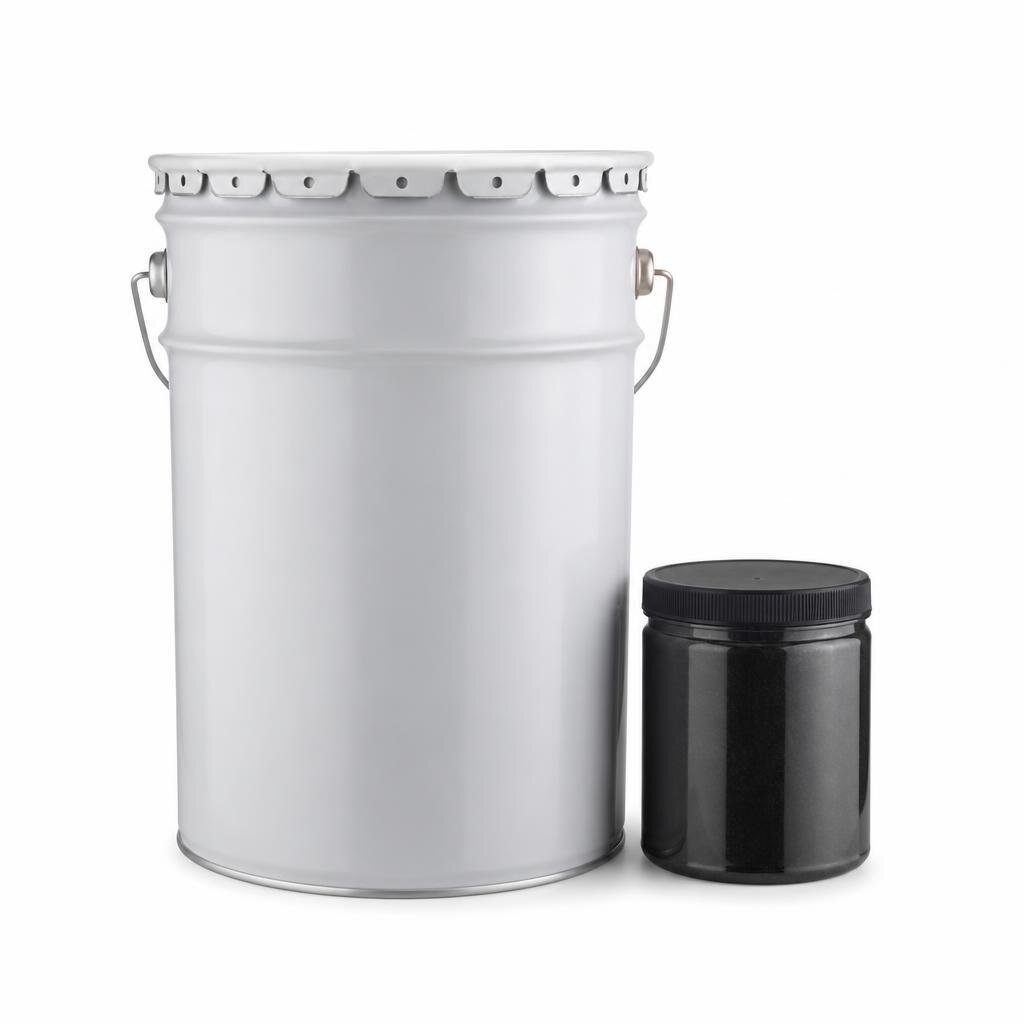 NIPPON 15L FLOOR COATING WITH 2KG ANTI-SKID (BLACK)