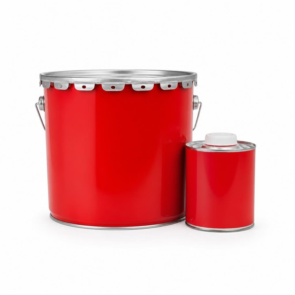NIPPON 5L EA7 FINISH+HARDENER - 1411 SIGNAL RED