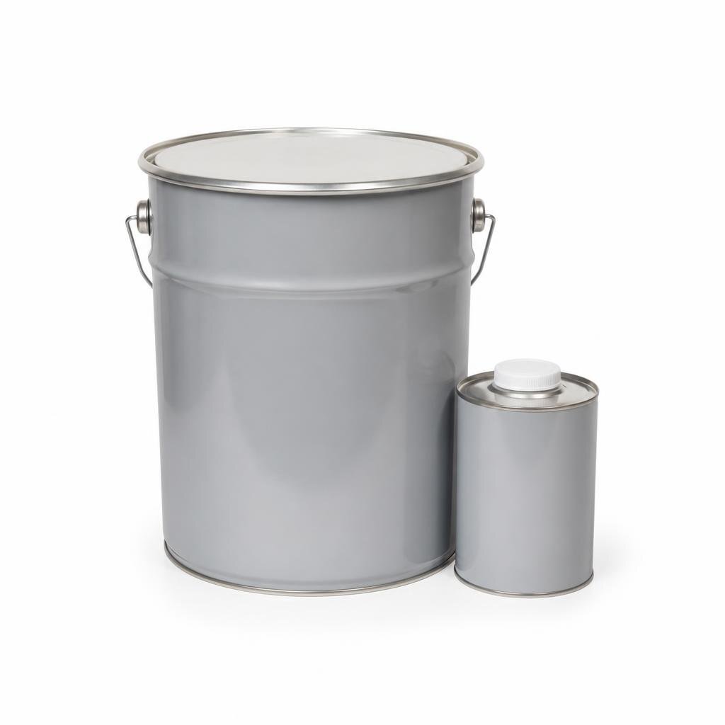 NIPPON 5L EA-9 FINISH+HARDENER - BS 9093 ASH GREY