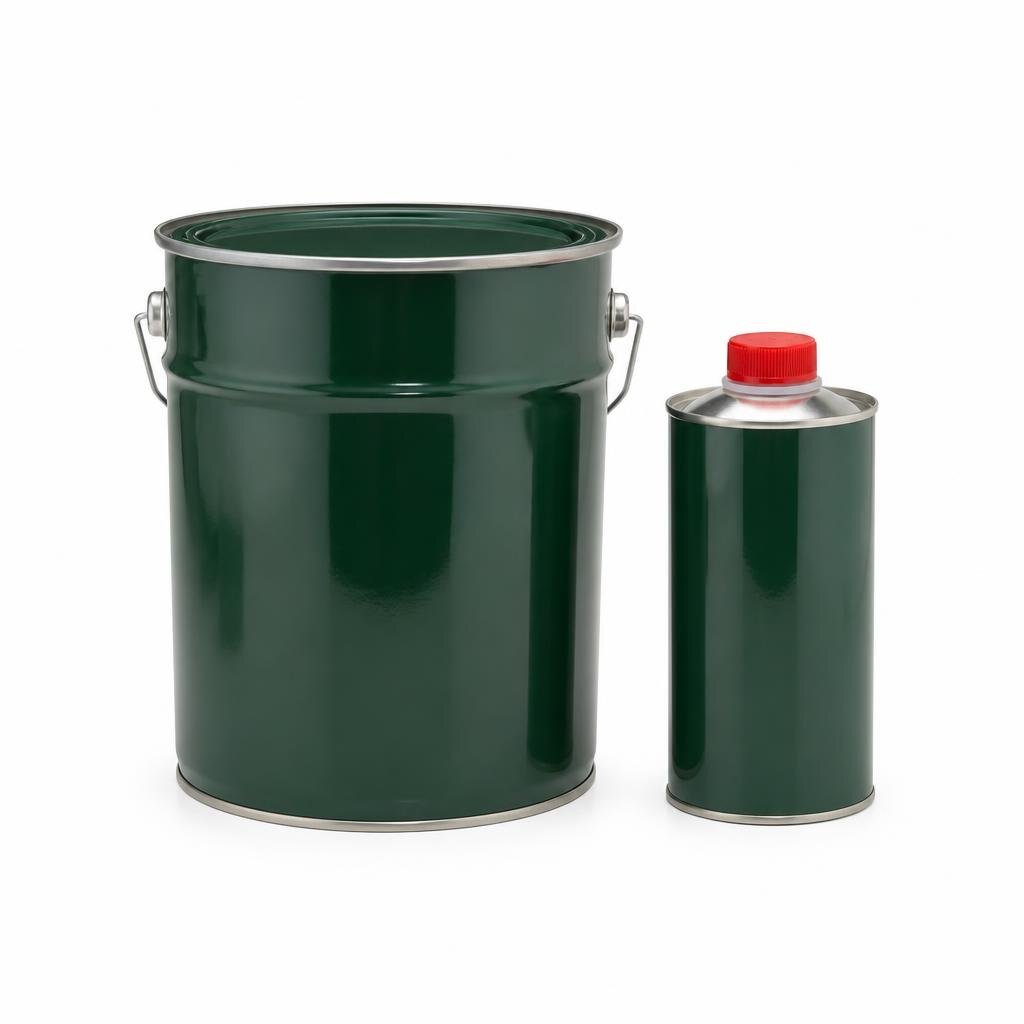 LSC 5L PU9 FINISH+HARDENER - 1458 DARK GREEN