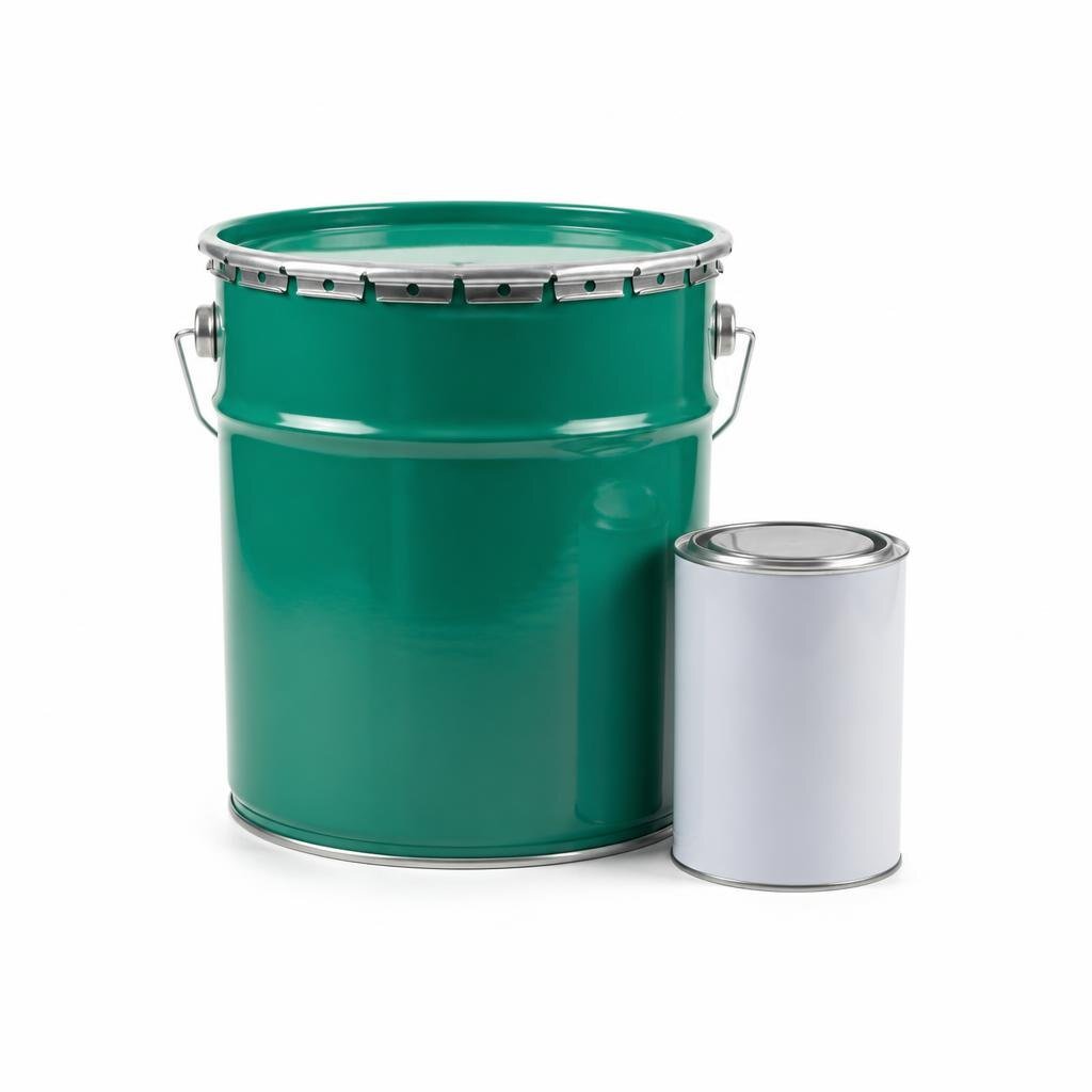 B.I. CARE 5L 4:1 EPOXY FINISH 1461 EVERGREEN WITH HARDERNER