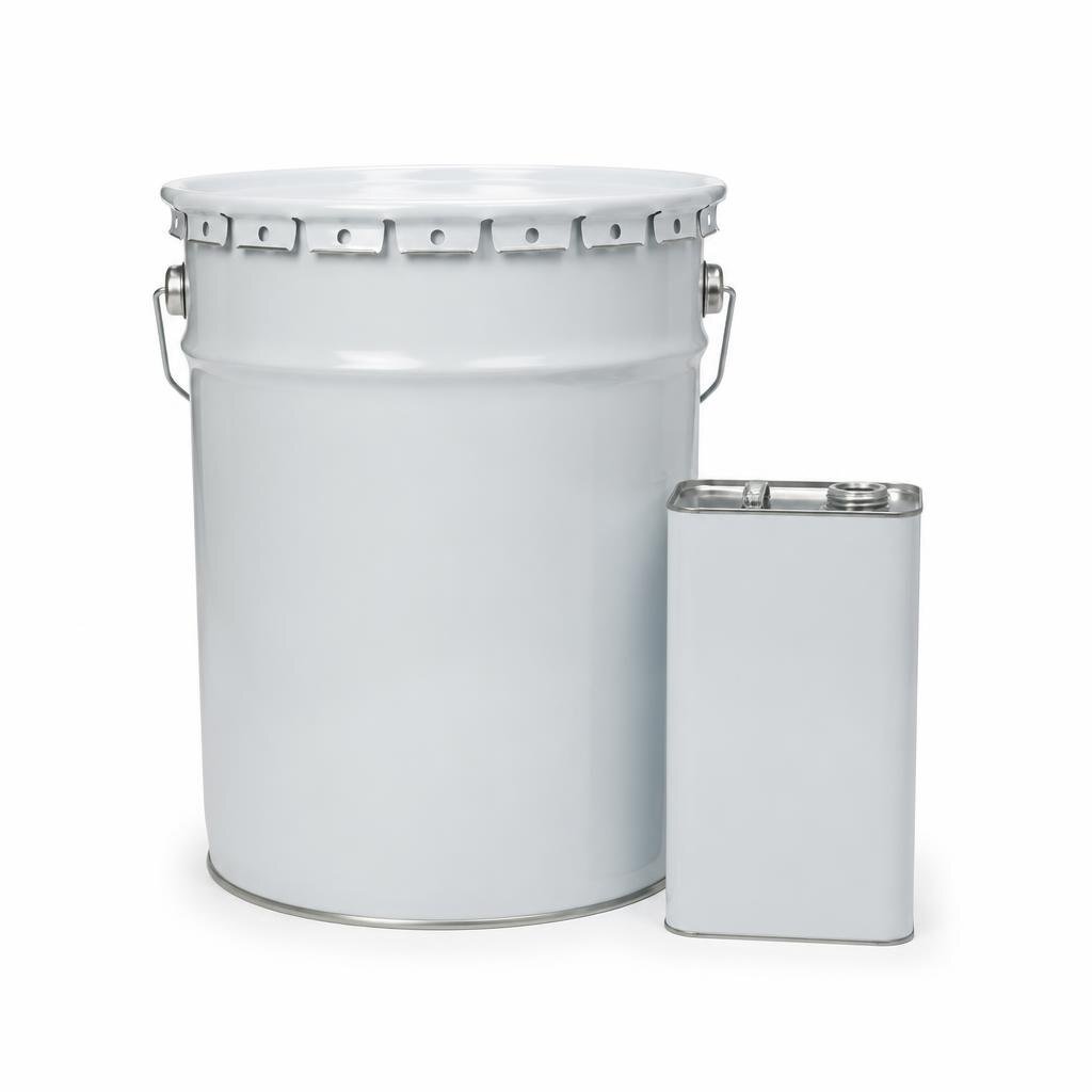 B.I. CARE 5L 4:1 EPOXY FINISH BS9093 DAWN/ASH GREY WITH HARDERNER