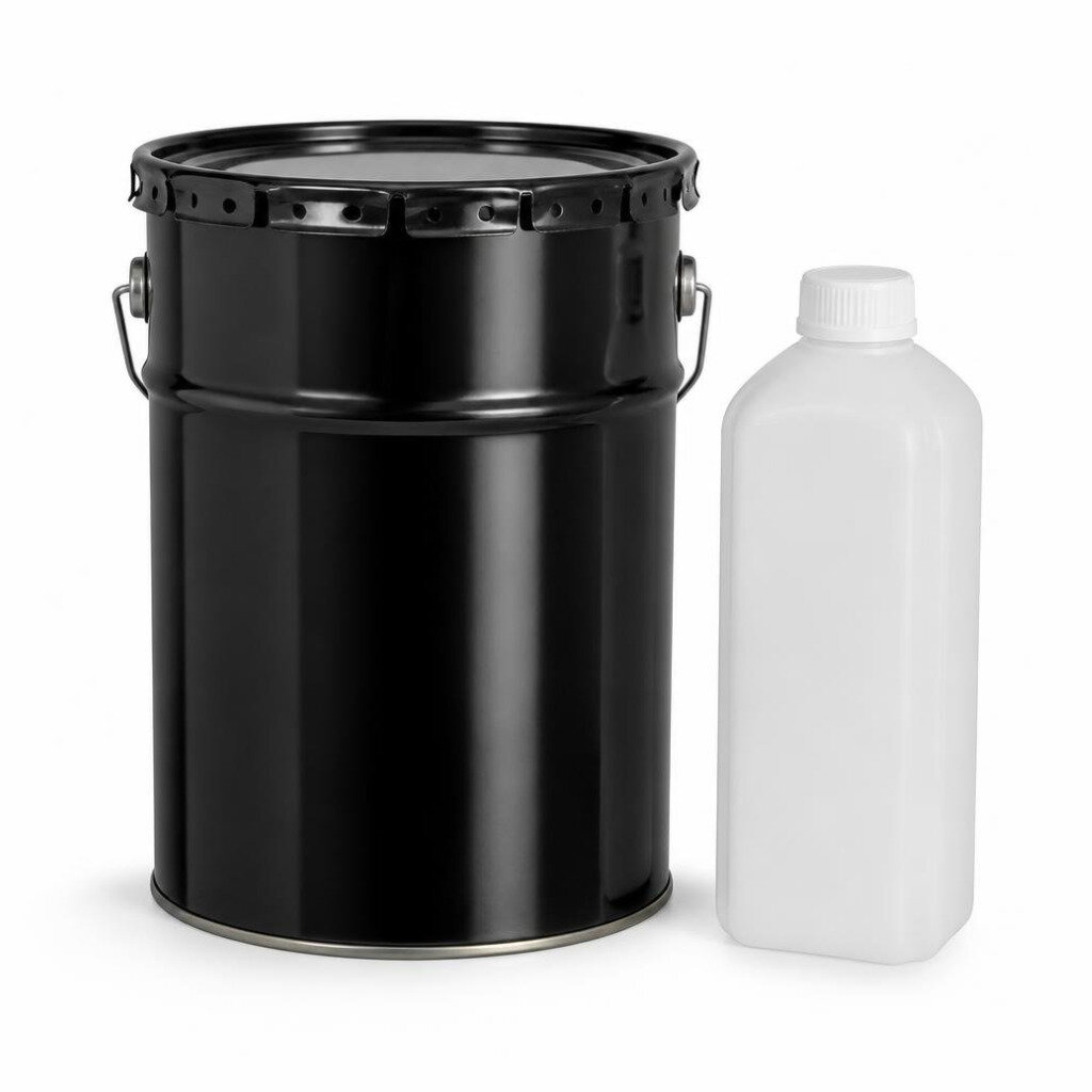 B.I. CARE 5L 4:1 EPOXY FINISH 9103 BLACK WITH HARDERNER