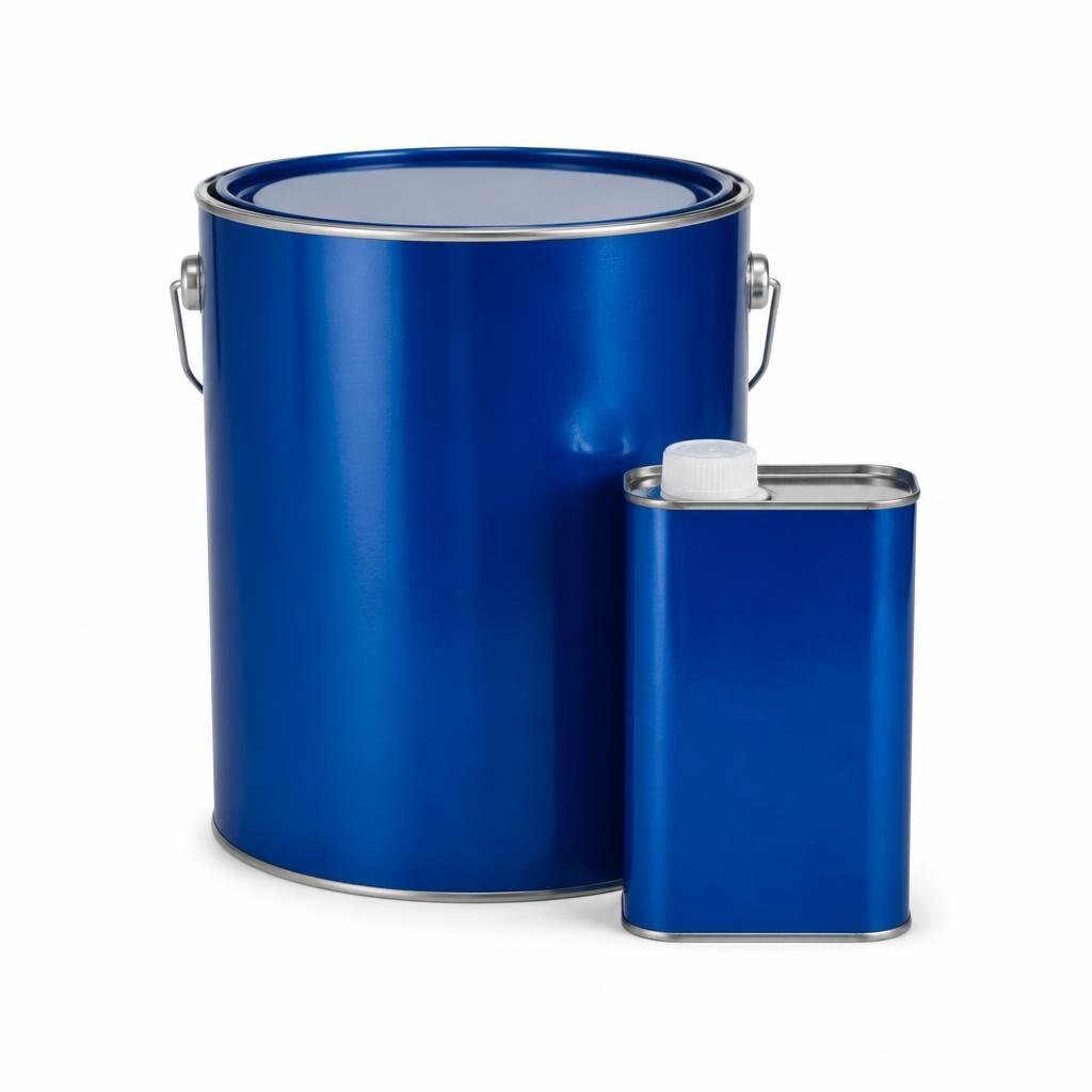 B.I. CARE 5L 4:1 EPOXY FINISH 9331 NEPTUNE BLUE WITH HARDERNER