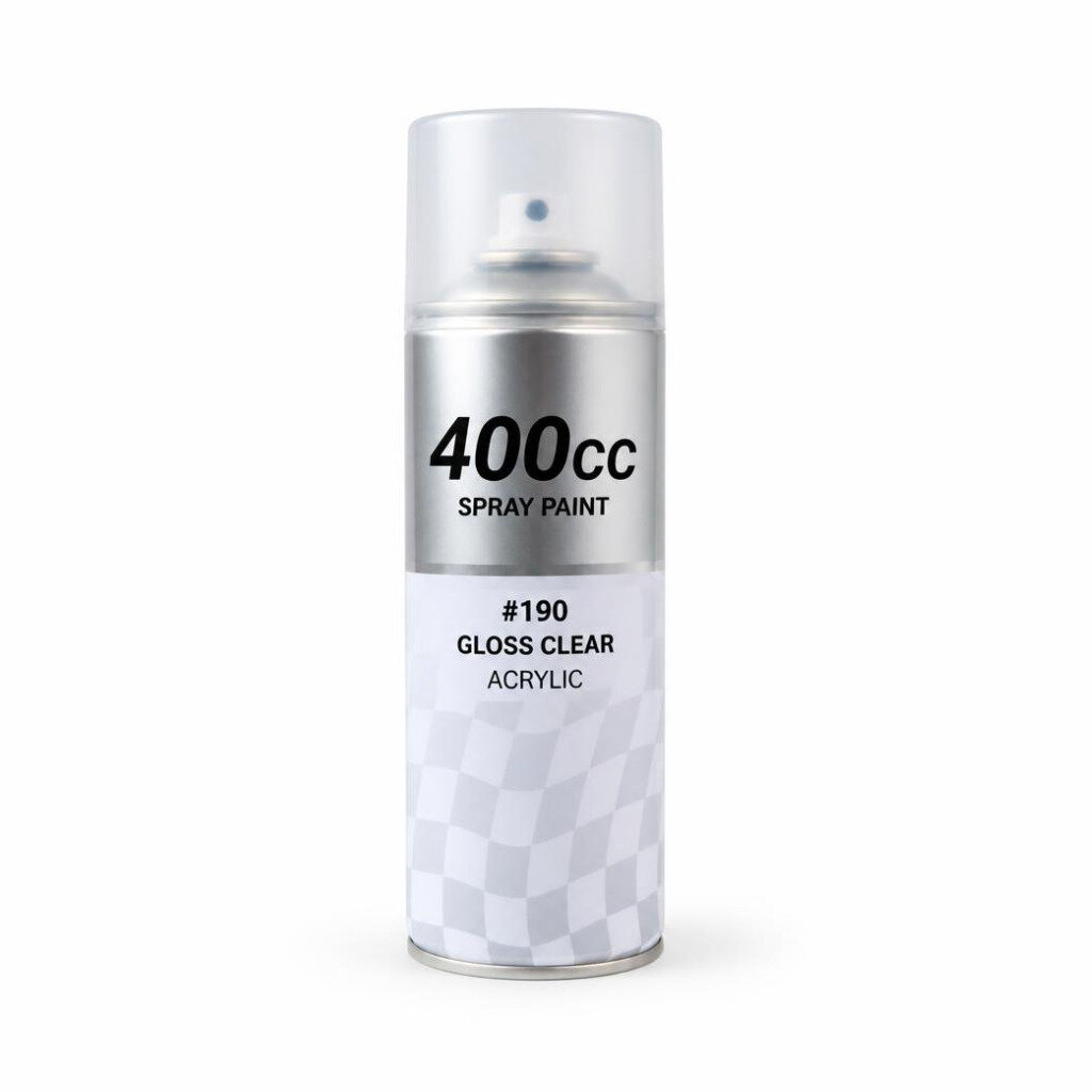 BOSNY 400CC SPRAY PAINT #190 GLOSS CLEAR ACRYLIC