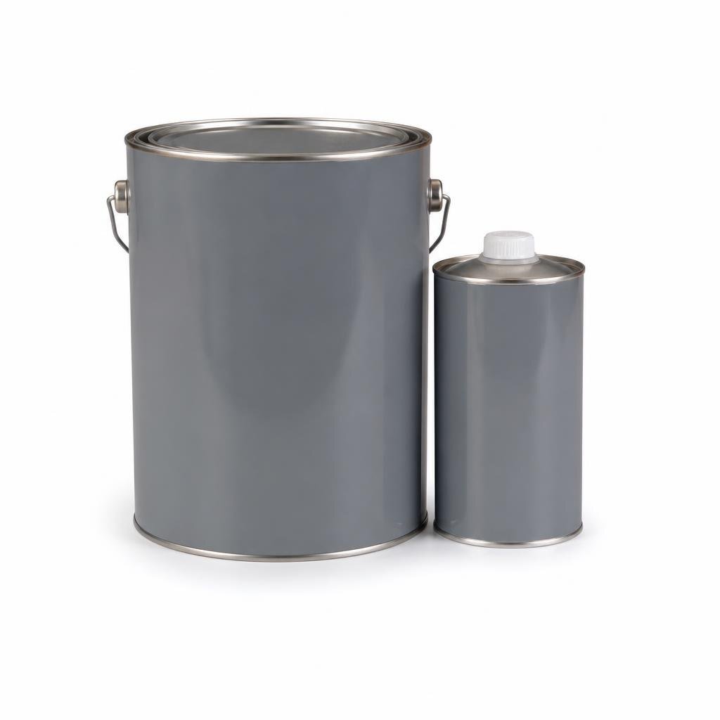 NIPPON 5L PU RECOATABLE GLOSS+HARDENER - BS9093 ASH GREY