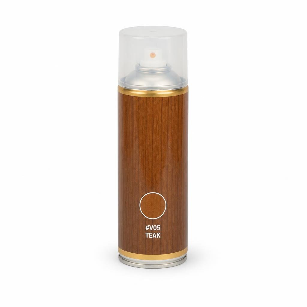 GALAXY 400ML SPRAY PAINT VARNISH #V05 TEAK