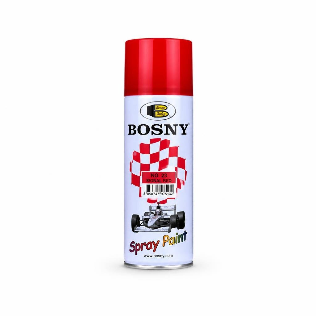 BOSNY 400CC SPRAY PAINT #23 SIGNAL RED