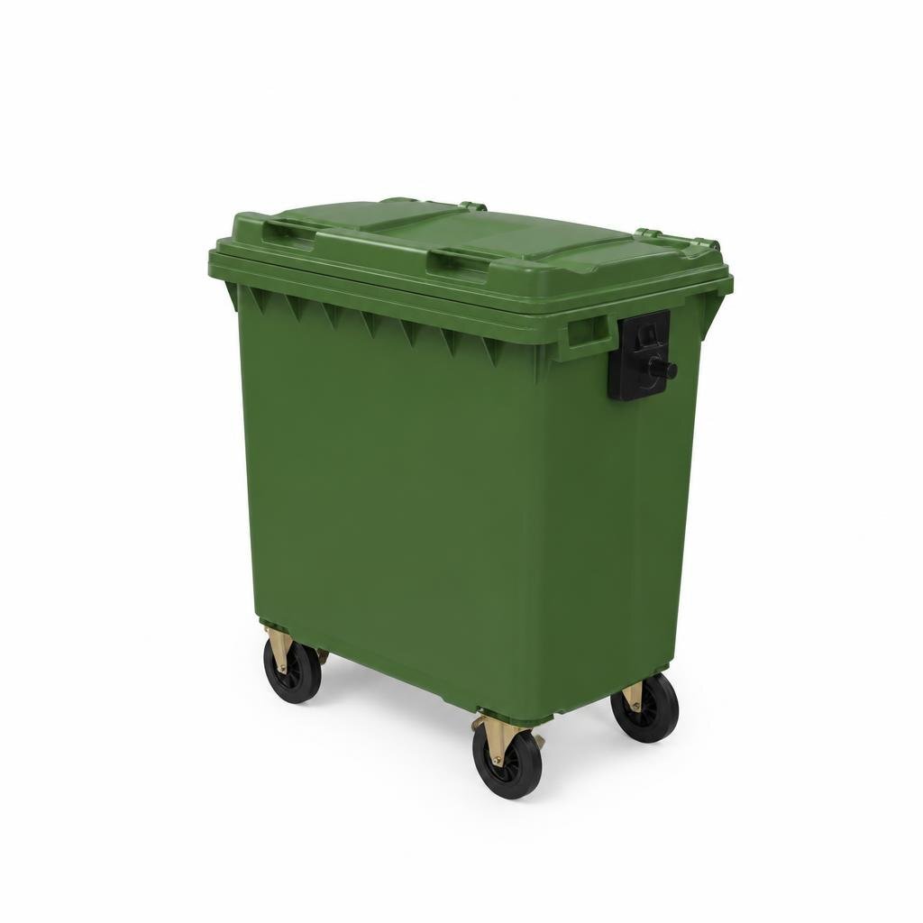 LEADER SOB660 660L DUSTBIN WITH WHEEL