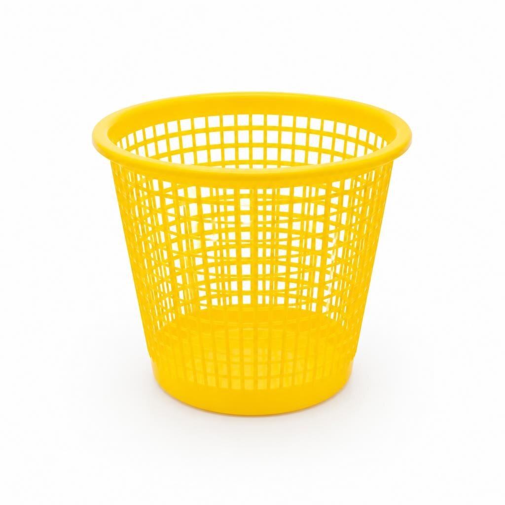 H69 PVC BASKET YELLOW