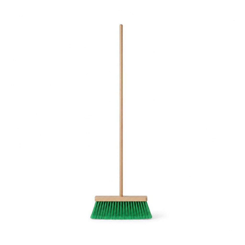 RAYACO 737P NYLON BROOM WITH WOODEN HANDLE