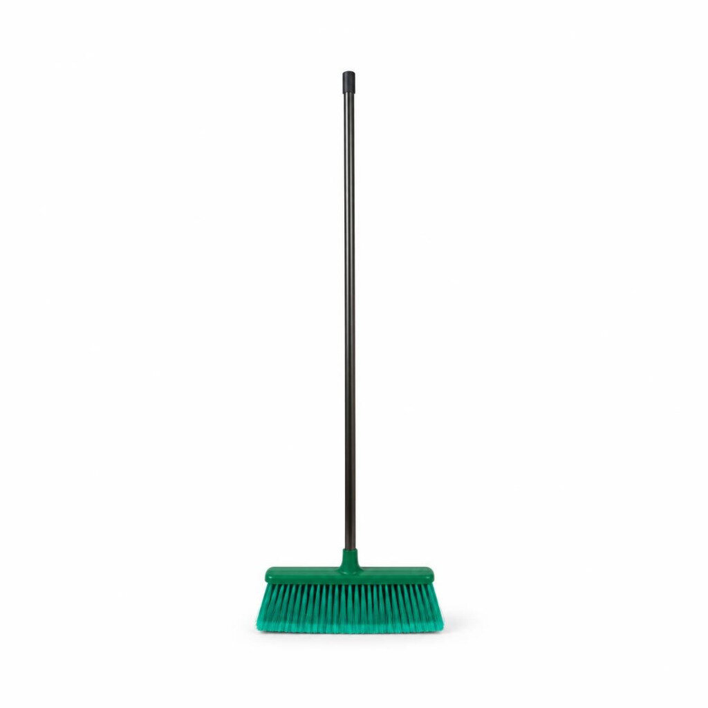 RAYACO 113 NYLON BROOM WITH 2.5FT IRON HANDLE